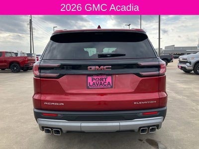 2026 GMC Acadia Elevation