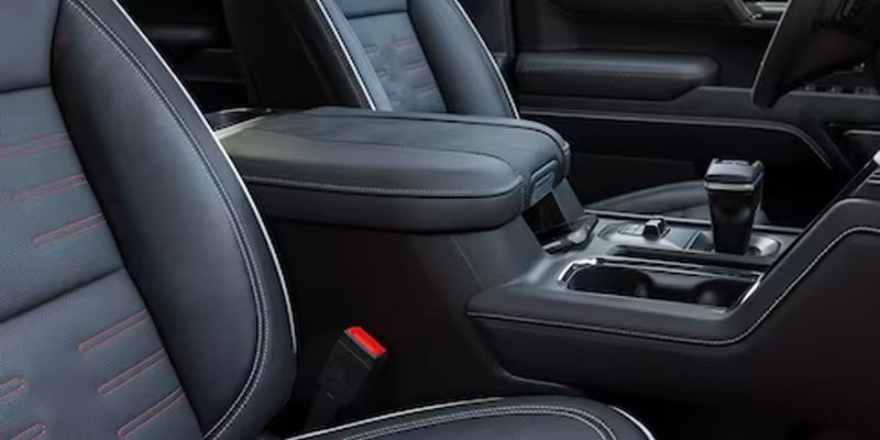 Interior view of a 2024 Chevrolet Silverado.